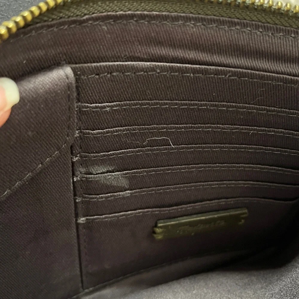Madewell Dark Green Clutch 9x5.5